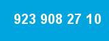 923 908 27 10 923 908 27 10